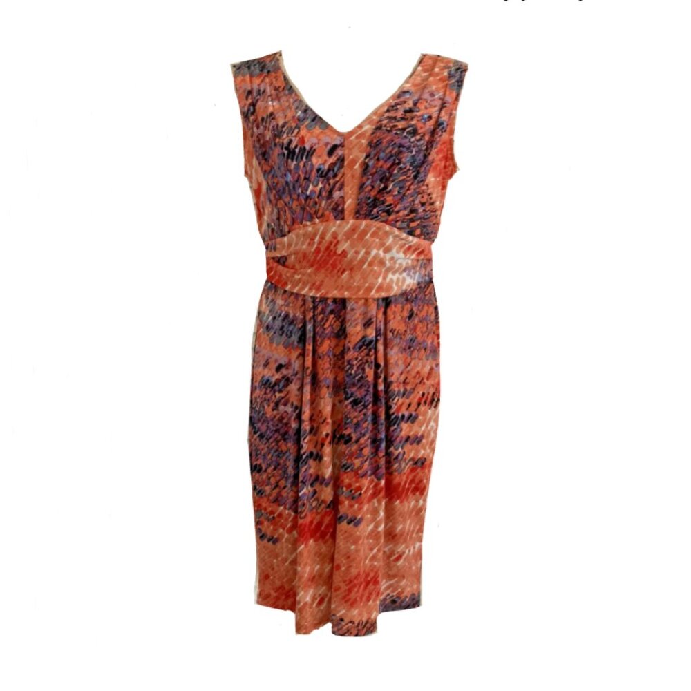 Simply Vera Vera Wang Sleeveless Abstract Print Mini Dress